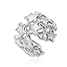 WETMT Star Open Ring for Women Gold Chunky Vintage Star Ring Unique Silver Stars Statement Rings Fashion Chunky Y2K Thumb Ring Trendy Irregular Elegant Jewelry Accessories