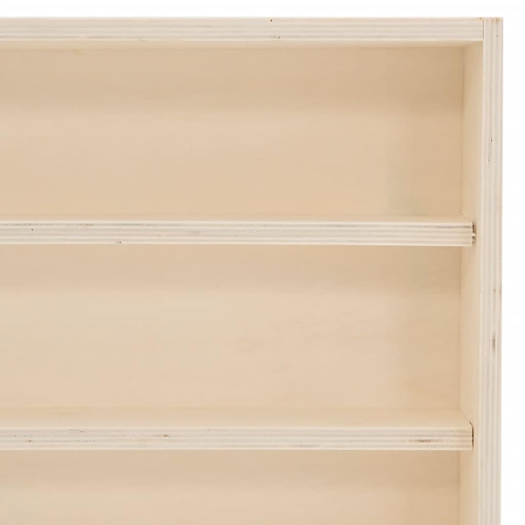 vidaXL Sammlervitrine aus Holz mit Türen 80 x 8,5 x 37 cm