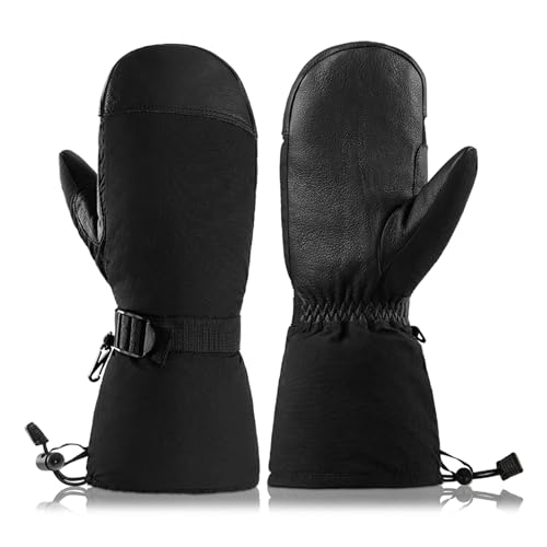 Gants de ski coupe-vent et isolation thermique optimale avec sangle réglable