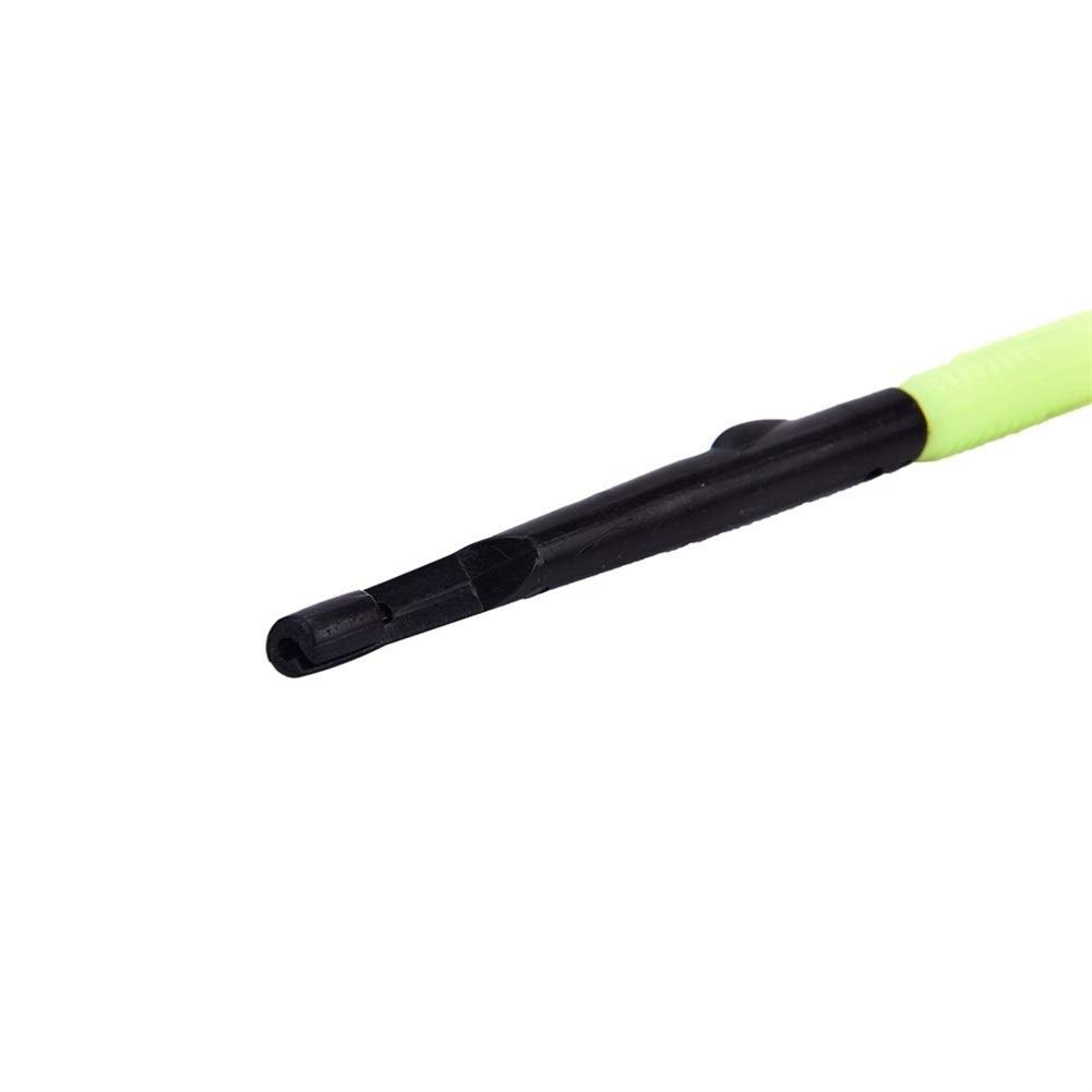 Kit D'outils Pour Pêche à La Mouche - 2 Pièces : Dégorgeoir Et Outil à Boucle - Plastique Jaune, 14 Cm - Léger Et Portable