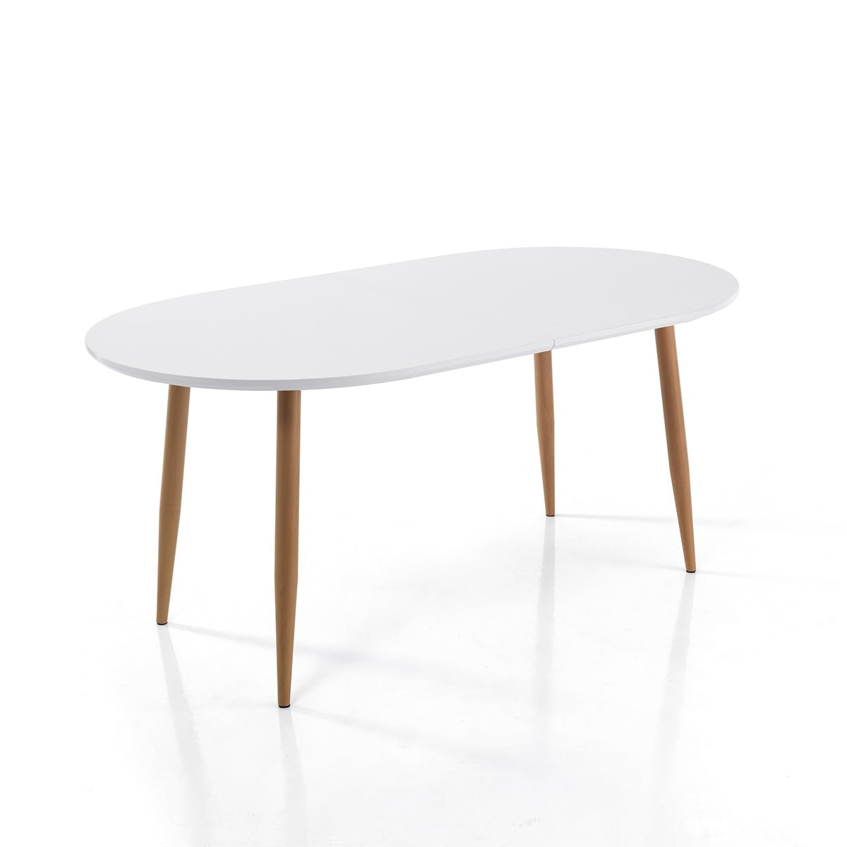 Produce Shop Table extensible moderne en MDF 90 x 160/200 cm Notik