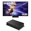 Samsung QN65S90FAFXZA 65 Inch 4K OLED Smart TV with an AudioQuest PQTV3 3-Outlet Non-Sacrificial Surge Protector (2025)