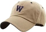 KBETHOS Alphabet AZ Letter Khaki Baseball Cap Dad Hat Polo Cap Adjustable Unisex Cotton One Size