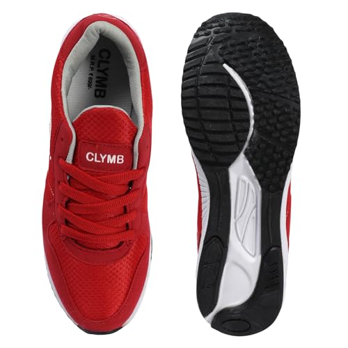 Image of CLYMB Men's Saga-1 Mesh Lace's Up Walking /Outdoor /Gym & Traning /Running Sports Shoes