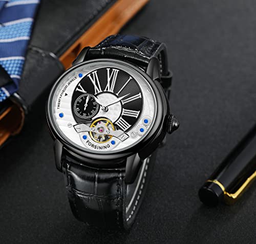 Image of FORSINING Classic Automatic Mechanical Men Wristwatch Military Army Sport Big Roman Number Top Brand Luxury Watch