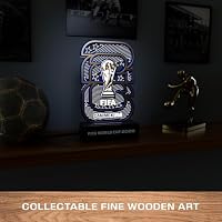 LAYERLUX FIFA World Cup 2026 Official Licensed Collectible Display with White LED Glow, Soccer Memorabilia Gift for Men Women Dad Kids Fans – Man Cave Bar Desk Decor – USA CAN MEX Trophy Replica — image 3