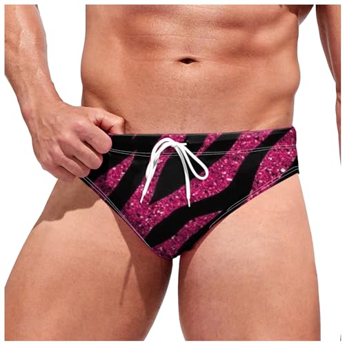 Genérico Bañador Natación Hombre Slip Ajuste Personalizable Tecnología QuikDry Traje de Baño Profesional para Triatlones o Prácticas de Buceo en Aguas Abiertas