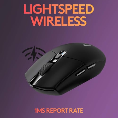 logitech G305 LIGHTSPEED Wireless Gaming Mouse, Black (Renewed) - Image 4