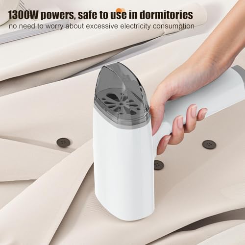 Plancha de vapor portátil 1300W plegable con panel calefactor para ropa y sábanas en el hogar 3