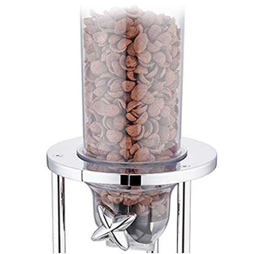 Guinjo Stainless Steel Automatic Candy Dispenser, Self Serve, Refillable, For Nuts, Legumes, Candy, Snack, Keeping Dry Food Neatly Stacked & Distributed #TOP4