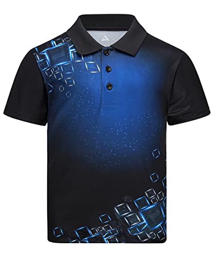 SECOOD Boys Short Sleeve Pique Polo Shirts Summer Casual Uniform Sport Tops for 6-16 Years