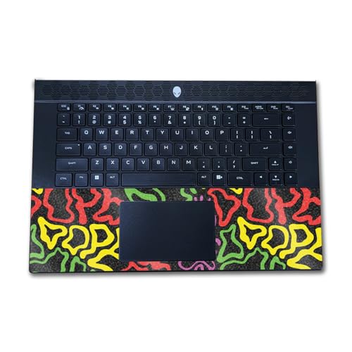 Image of Glossy Glitter Laptop Skin Compatible with Alienware M16 R2 (2024) - Super Dope - Premium 3M Vinyl Protective Wrap Decal Cover - Easy to Apply | Crafted in The USA by MightySkins