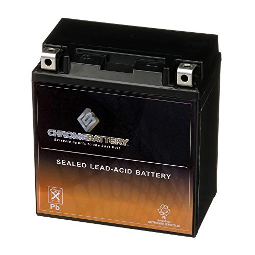 CB CHROMEBATTERY YTX20CH-BS 12 V 240 CCA AGM – 18 Ah Battery for ATV, UTV, Motorcycle, Snowmobile, Jet Ski – T3 Nut & Bolt Terminal – Fits Harley Road Glide, Polaris RZR 800 by CB CHROMEBATTERY - Used condition - US$44.19