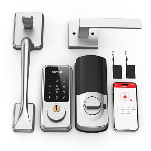 [2021 Newest] Smart Lock Keyless Entry Deadbolt Door Lock, Digital Electronic Bluetooth Deadbolt Door Lock with Keypad, Smart Locks Front Door Works with APP, Code and eKey Auto Lock for Homes Hotels