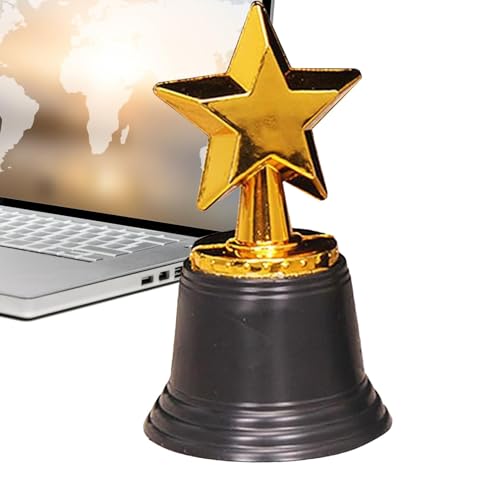 Generico Trofeo Stella,Trofei Stella d'oro - Trofei Oro Trofeo Stella - Coppa Trofeo Desk Decor Award, Vincitore del torneo Star Award, premi scolastici per Bambini