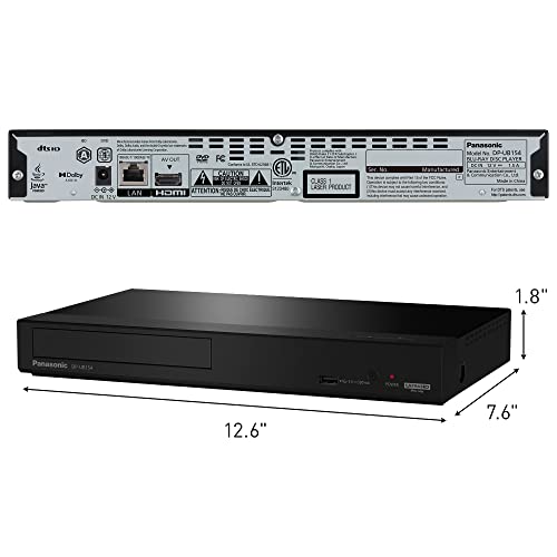Panasonic DP-UB154P-K 4K Blu Ray Player, Ultra Hd Premium Video Playback And Hi-Res Audio thumb #6