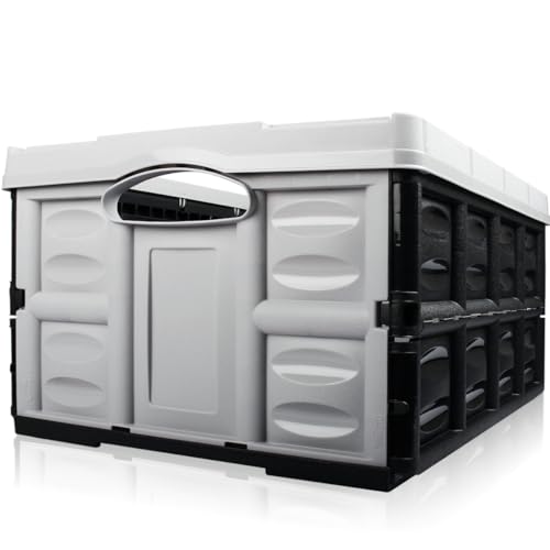 Stimo 3x Klappbox 45L faltbare Transportbox 54x40x26cm klappbar und stapelbar Einkaufskiste bis 20kg
