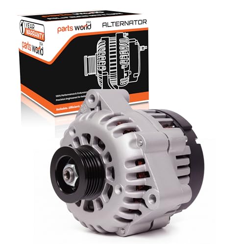 8247N PowerForge 105A Alternator Compatible with Chevy/GMC Vehicles 2000 2001 2002 2003 2004 2005 | 4.3L 4.8L 5.0L 5.3L 5.7L 6.0L 6.5L 6.6L 8.1L | 6-Groove | Replace # 10480388 10464438 19244727