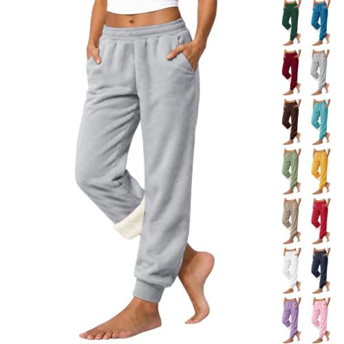 Fluffy Pajama Pants for Women Plush Fuzzy Cute Baggy Joggers - image 1