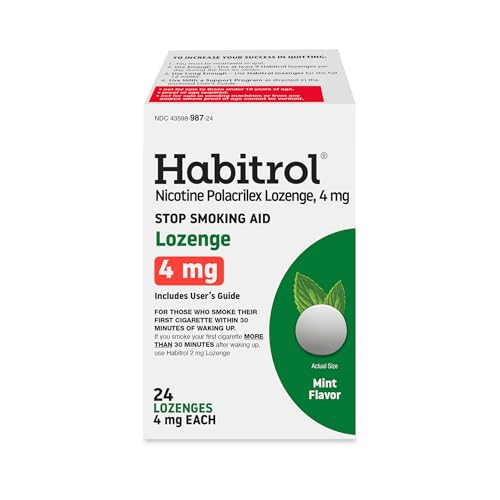Habitrol Nicotine Lozenge Mint 4mg 24ct