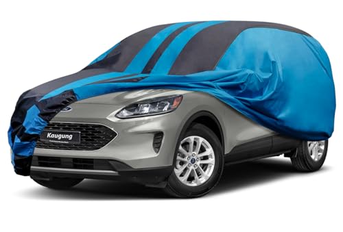 Image of Kaugung Car Cover Waterproof Custom Fit Ford Escape(2000-2025), Full Exterior Cover for Automobiles Lightweight Resistant Outdoor Sun UV Rain Dust Snow Wind Protection.