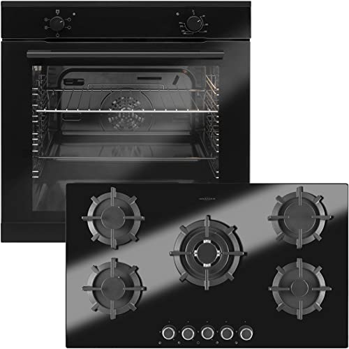 Oranier Backofen Set autark inklusive Gas-Kochfeld 90 cm GKH 2785 und Einbaubackofen EBS 9911