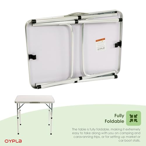 Oypla 75cm Portable Folding Outdoor Camping Kitchen Work Top Table - Image 6