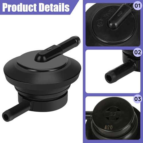 Image of Gas Fuel Tank Vent Valve Compatible with Predator 212 196cc 224 301cc 420cc Engine Coleman CT200U BT200X KT196 Mini Bike Gas Pressure Washer Generator Powersports Parts
