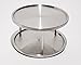 Lazy Susan Stainless Steel – 2 Tier Design Turntable- By Metro Fulfillment House