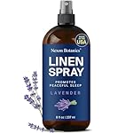 Lavender Linen Spray 8 fl oz - Refreshing Fabric Refresher & Pillow Spray for Bedding, Bed Sheets & Room - Soothing Room Mist - Nexon Botanics