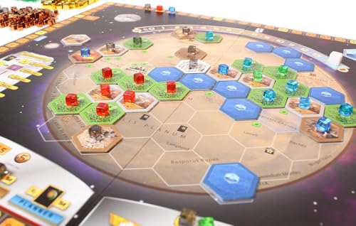 Image of Awestuffs Family Board Games for Adults and Kids - Ages 14 and up, 1 to 5 Players (Terra Mars)