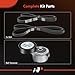 A-Premium Engine Serpentine Belt Drive Kit Compatible with Chrysler PT Cruiser 2003-2010 & Dodge Neon 2003-2005 - 2.4L
