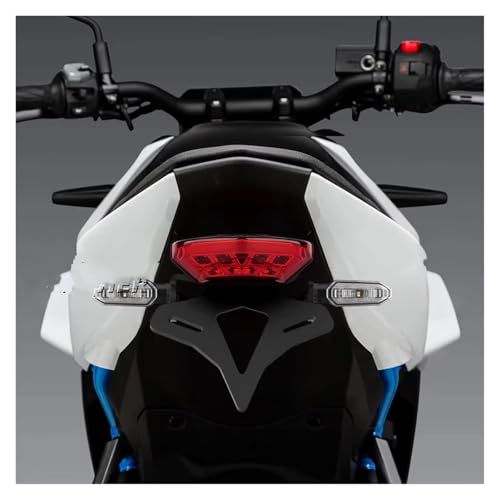 Support plaque immatriculation Suzuki GSX8S queue courte en alu épuré - 5