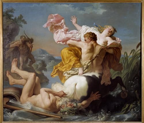 Tableau Impressions d'art Mural l'Enlèvement de Dejanire Lagrenée 60x90cm
