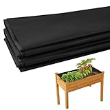 63x83 Inch Planter Liner, Fabric Planter Basket Liner for Large Veg Trough, Non Woven Fabric Plant Liners, Replacement Felt Window Box Liners, Outdoor Raised Bed Planter Liner for Garden Flower Pot