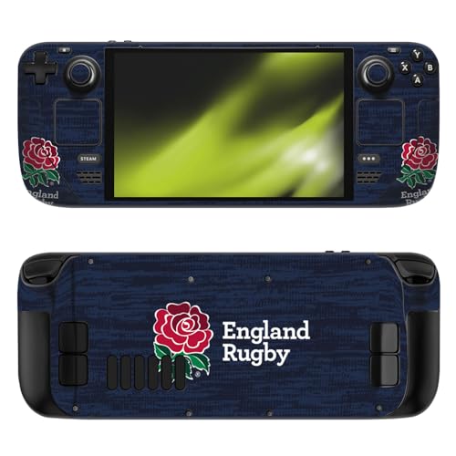Autocollant vinyle Steam Deck OLED England Rugby Union housse skin de protection