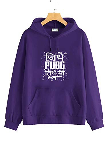 Image of The SV Style Random Print Graphic Print Pullover Hoodie, Black, Long Sleeve with Kangaroo Pocket 320 GSM Fleece Inside