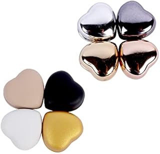 Hijab Magnets 8PCS Magnets Hijab Pins No Hole Pins Brooches Magnet for Women Clothing Scarf Multi-Use (Heart Shape)