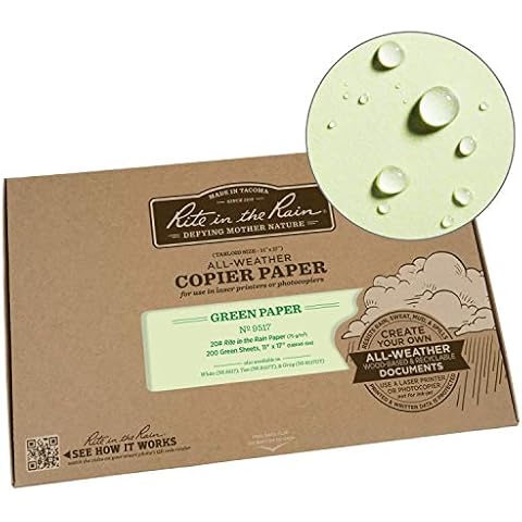 Rite in the Rain Weatherproof Copier Paper, 11" x 17" Cover