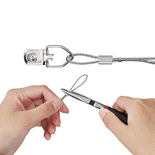 120 Pezzi Gancio di per filo di foto, Bobina di