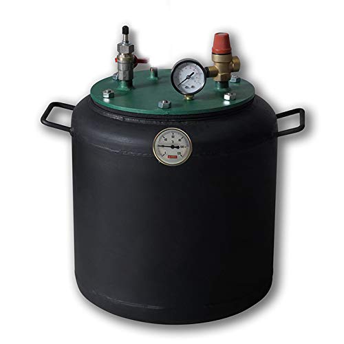 Novità Utekh Autoclave domestico - progettato per la conservazione di prodotti per la casa (16 bicchieri da 0,5 litri o 7 bicchieri da 1 litro)