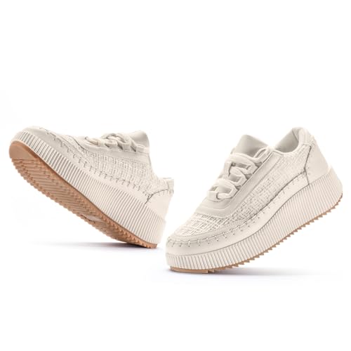 CGRRBW Women's Platform Sneakers Comfortable Fashion Sneakers Walking Shoes4