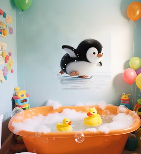 Vinilo Decorativo Pinguino para Pared 30x30 cm miniatura 7