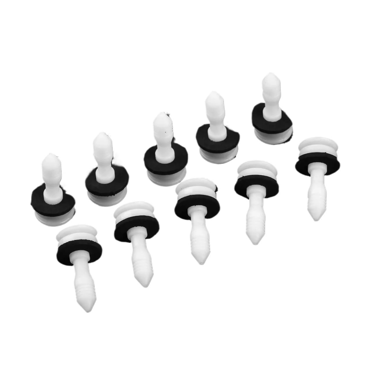 GLBMLMTHZP 20Pcs Car Door Card Panel Trim Interior Fastener Clips C2S13494 White Fit For Jaguar S X Type Plastic Rivets Automobile Clip