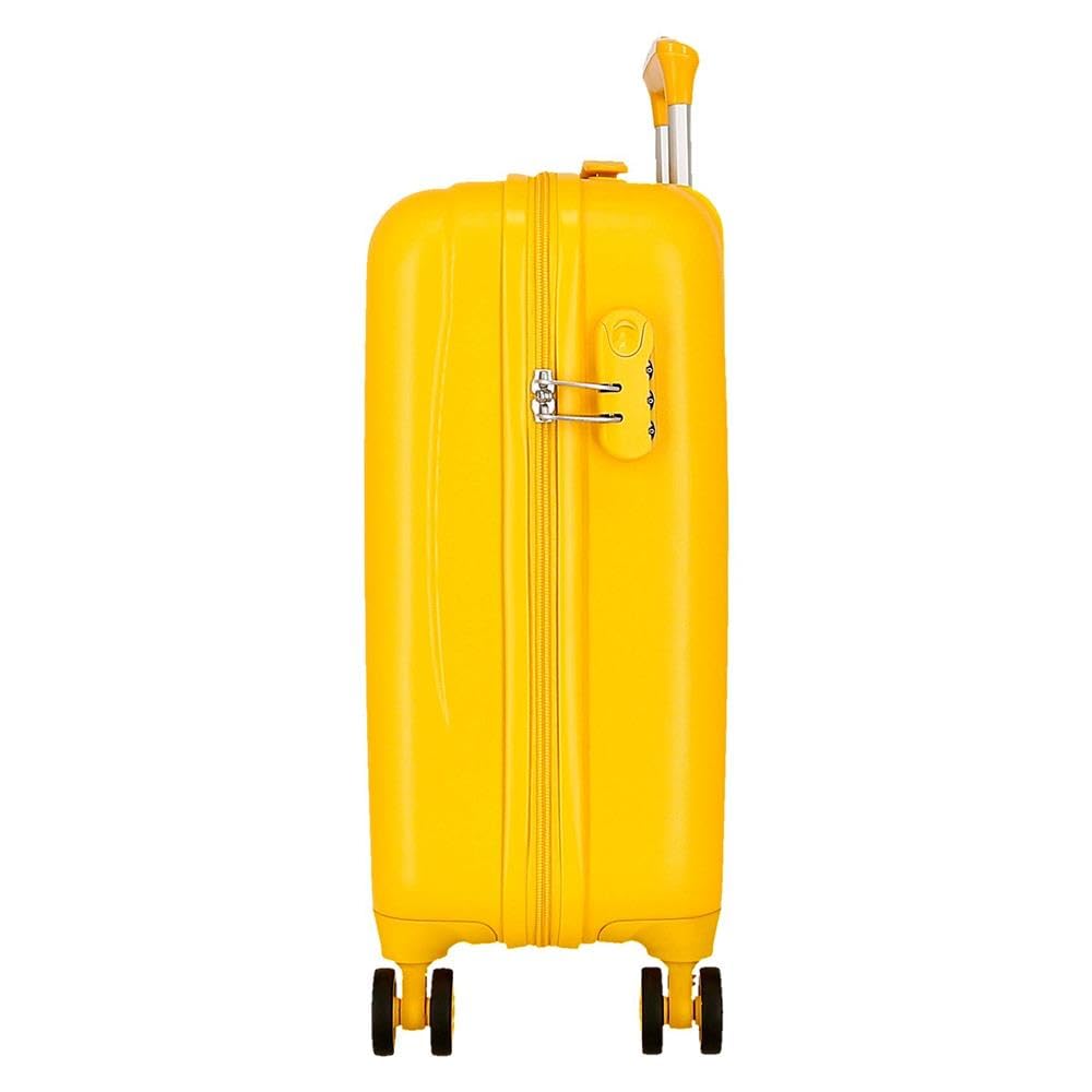 Joumma Disney Król Leon Explorer walizka kabinowa żółta 38 x 55 x 20 cm sztywna 2 kg zamek szyfrowy z boku ABS 2 kg 34 L bagaż podręczny, Żółty, Talla única, walizka kabinowa