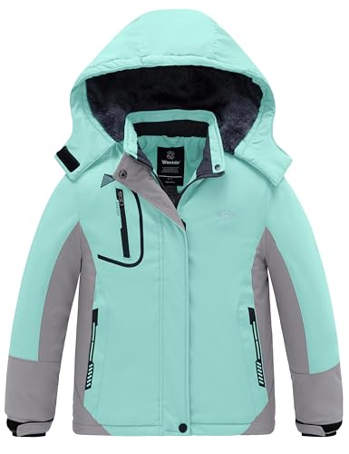 Una Giacca per Bambine Essenziale per l'Inverno - Questa giacca invernale per bambine Wantdo è l'aggiunta perfetta al guardaroba delle bambine che praticano attività all'aperto. Che si tratti di sci, snowboard, escursioni o arrampicate in montagna, questo cappotto invernale in pile per ragazze è in grado di gestire tutto, mantenendo la vostra bambina calda e confortevole in movimento.
