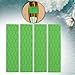 4 Pack Surfboard Traction Pads EVA Deck Grip for Longboard, Kayak, Skateboard, Green