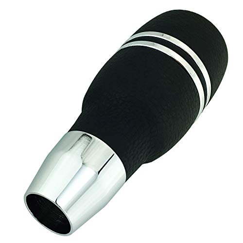 Abfer Automatic Shifter Knob Button Car Stick Shift Lever Head Replacement Aluminum Alloy Gear Shifting Fit For Most Auto Transmission Vehicle, Black #TOP5