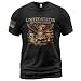 250 Anniversary USA Shirt, Patriotic Shirts for Men, USA Eagle Graphic Shirt for Men 3 (Black-XL)