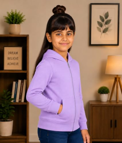 Image of ADBUCKS Girl's Cotton Hooded Sweatshirt